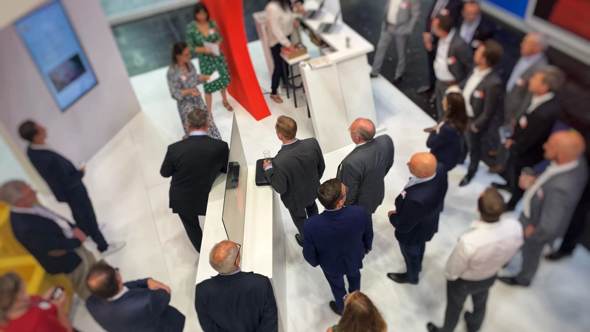 Messestand praesentation netzwerk event