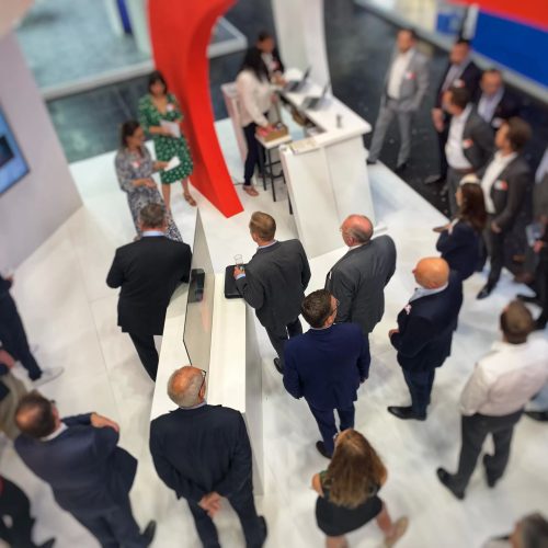 Messestand praesentation netzwerk event