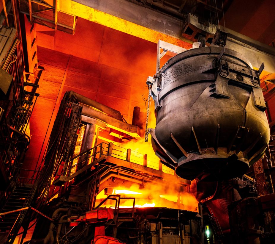 Stahlwerk elektrolichtbogenofen